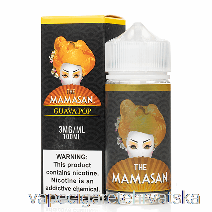 Vape Cigarete Guava Pop - The Mamasan - 100ml 0mg